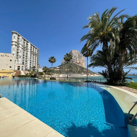 Primera linea vistas piscina y parking Calpe Exterior foto